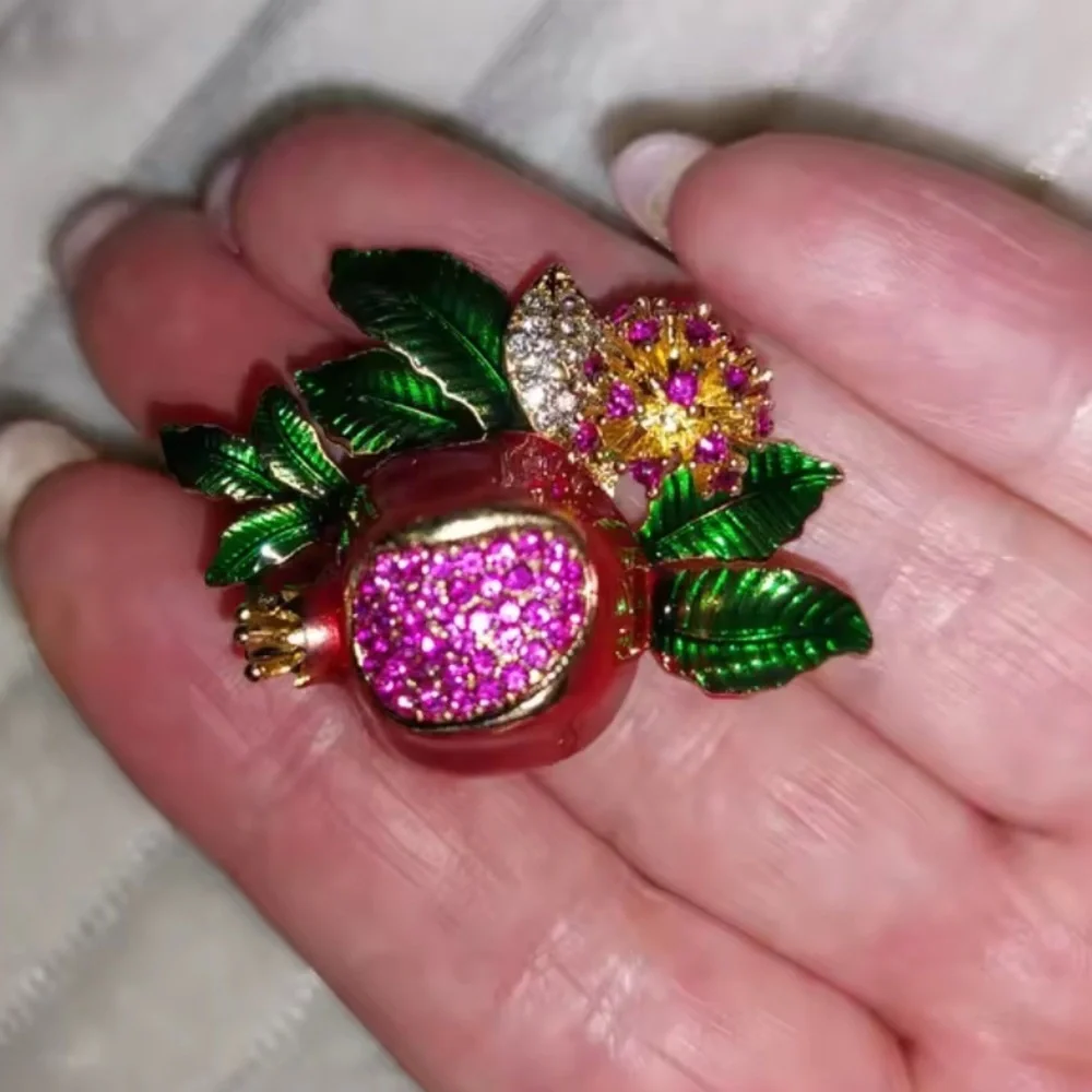Anthropologie vibrant brooch